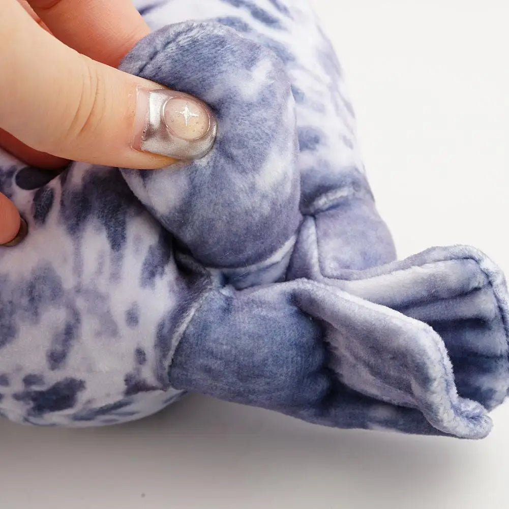 20CM Seal Pillow 3D Novelty Seal Doll Aquarium Plush Stuffed Toy Baby Sleeping Throw Pillow Gifts for Kids Birthday Party
