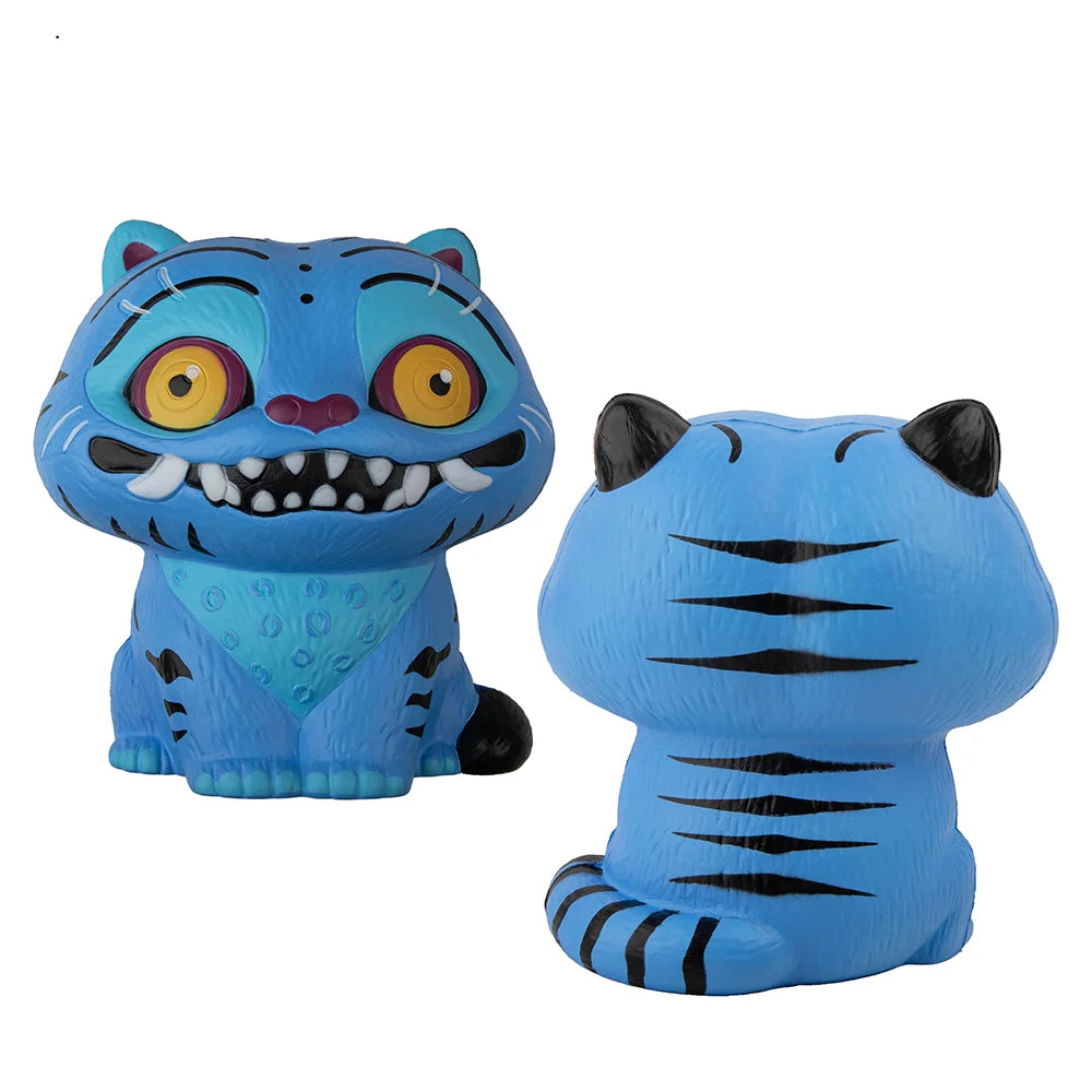 Kpop Demon Hunters Officially Licensed Squishy Toy Blue Cat Soft Collectible Stress Relief Gift For Home Decor And Fans 1Pc