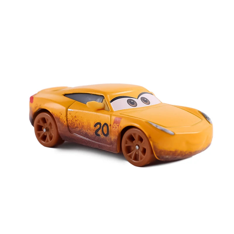 Disney Pixar Car Lightning McQueen mini Dr. Damage Arvy Mater Sarge Sherlff Luigi Alloy Diecast Car Toy Children's Birthday Gift