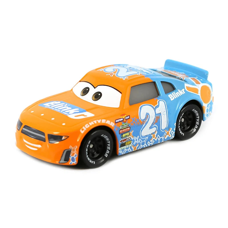 Disney Pixar Car Lightning McQueen mini Dr. Damage Arvy Mater Sarge Sherlff Luigi Alloy Diecast Car Toy Children's Birthday Gift