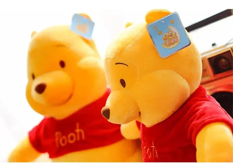 25-45cm Disney Winnie The Pooh Plush Toys Soft Stuffed Kawaii Anime Elf Doll Cartoon Pooh Bear Plush Doll Birthday Gift for Boys