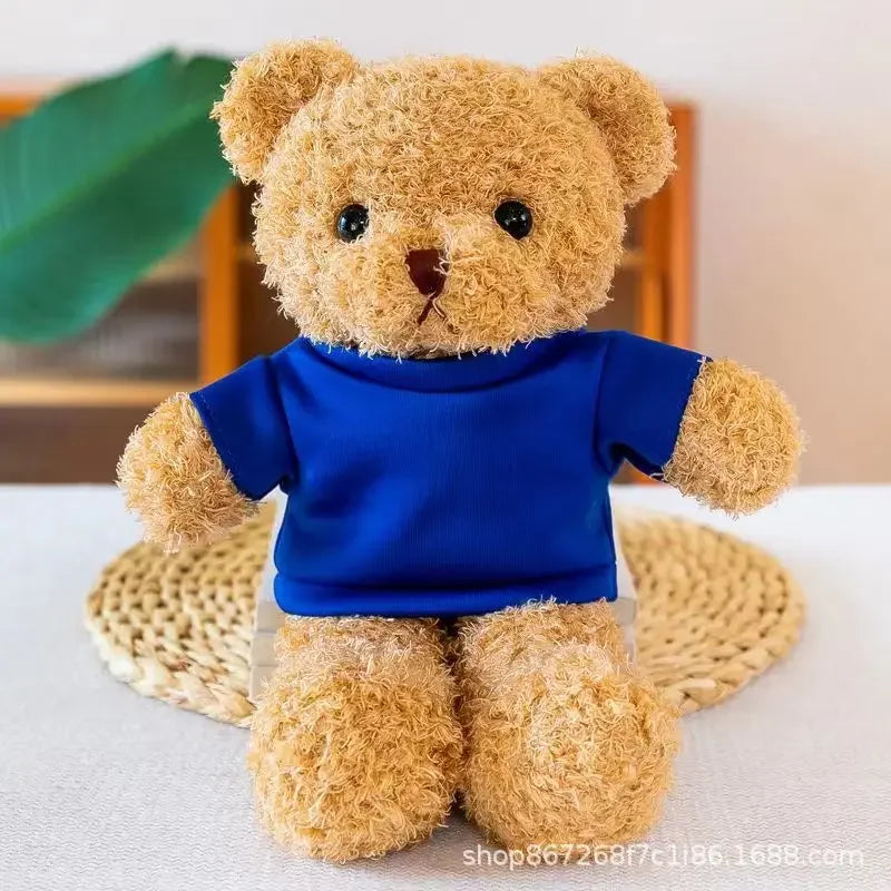 Teddy Bear Plush Doll Activity Gift Customizable Logo Small Bear Toy Stuffed Animal Soft PP Cotton Filling Made in China