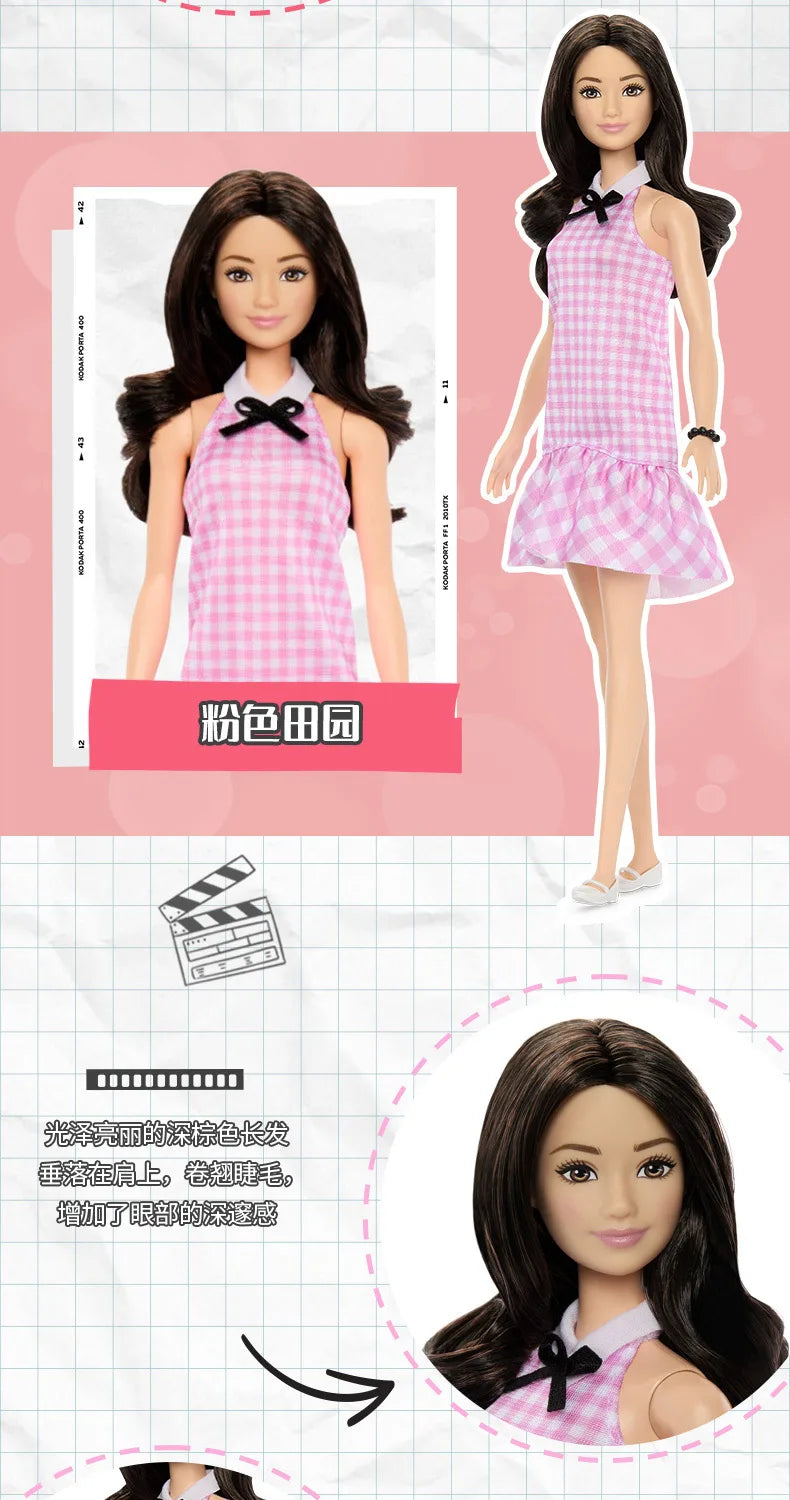 Barbie Princess Doll Fashion Master Series Pink Countryside Shining Popo 2025 New Girl Toy Collectible Figure