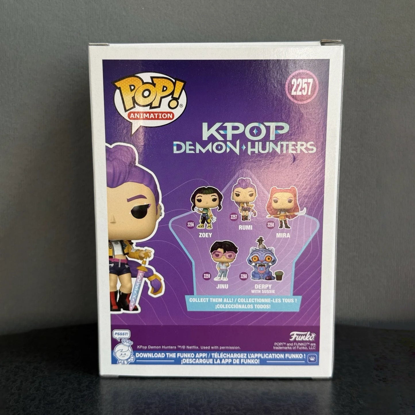 KPop Demon Hunters Derpy with Sussie (Glow)Figure Funko Pop! #2260 Official Authentic Limited Edition Figures KPop Fans Gift Toy