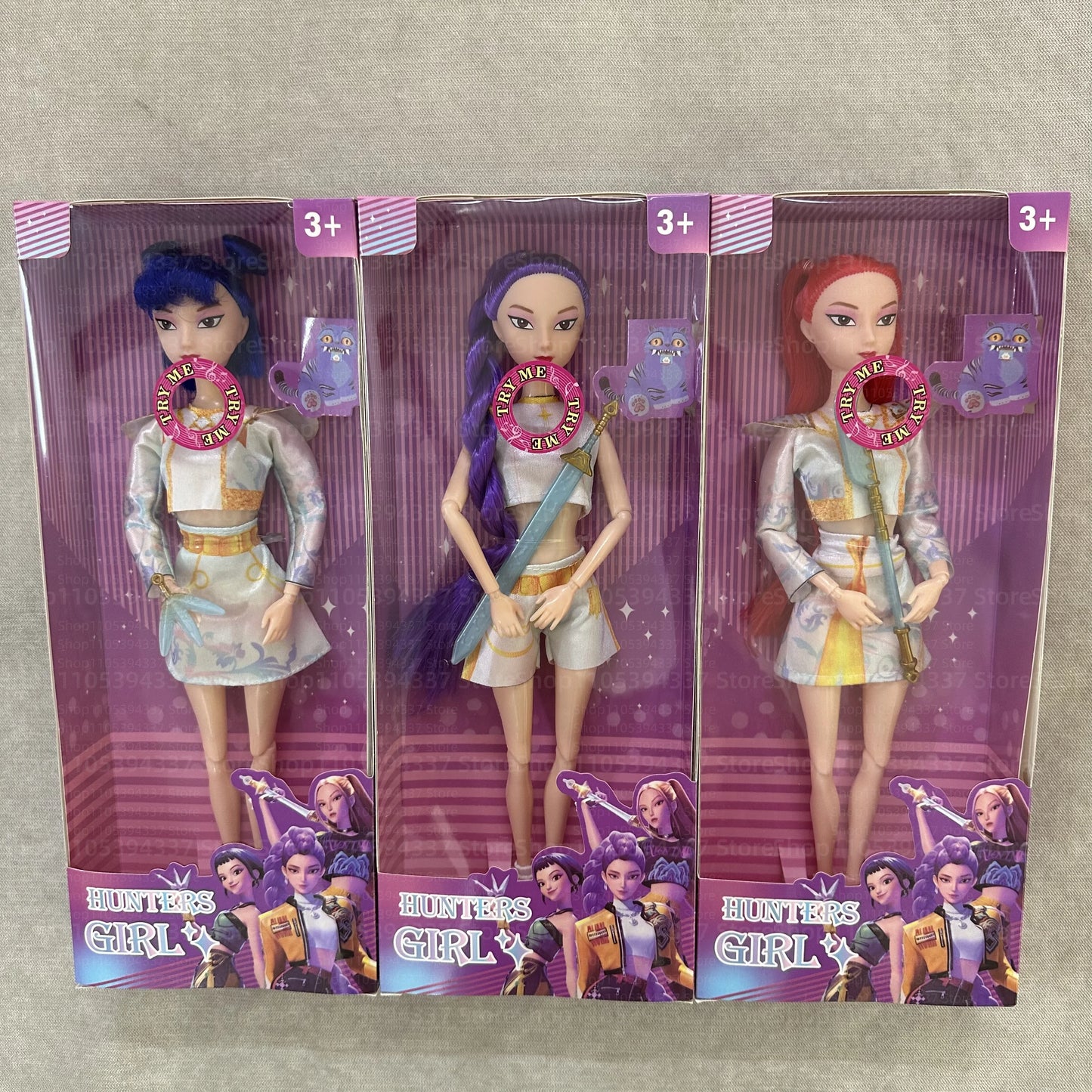 2026 Hot NEW KPop Demon Hunters Rumi Mira Zoey Anime Figure Set - Cute Cosplay Dolls Action Figures - Birthday Gift for Kids