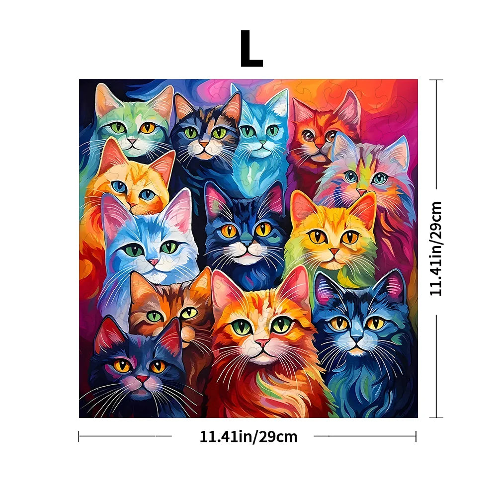 Adults Wooden Animal Puzzle DIY Crafts For Kid Brain Trainer Jigsaw Puzzle Hell Difficulty Family Interactive Game Wooden Puzzle