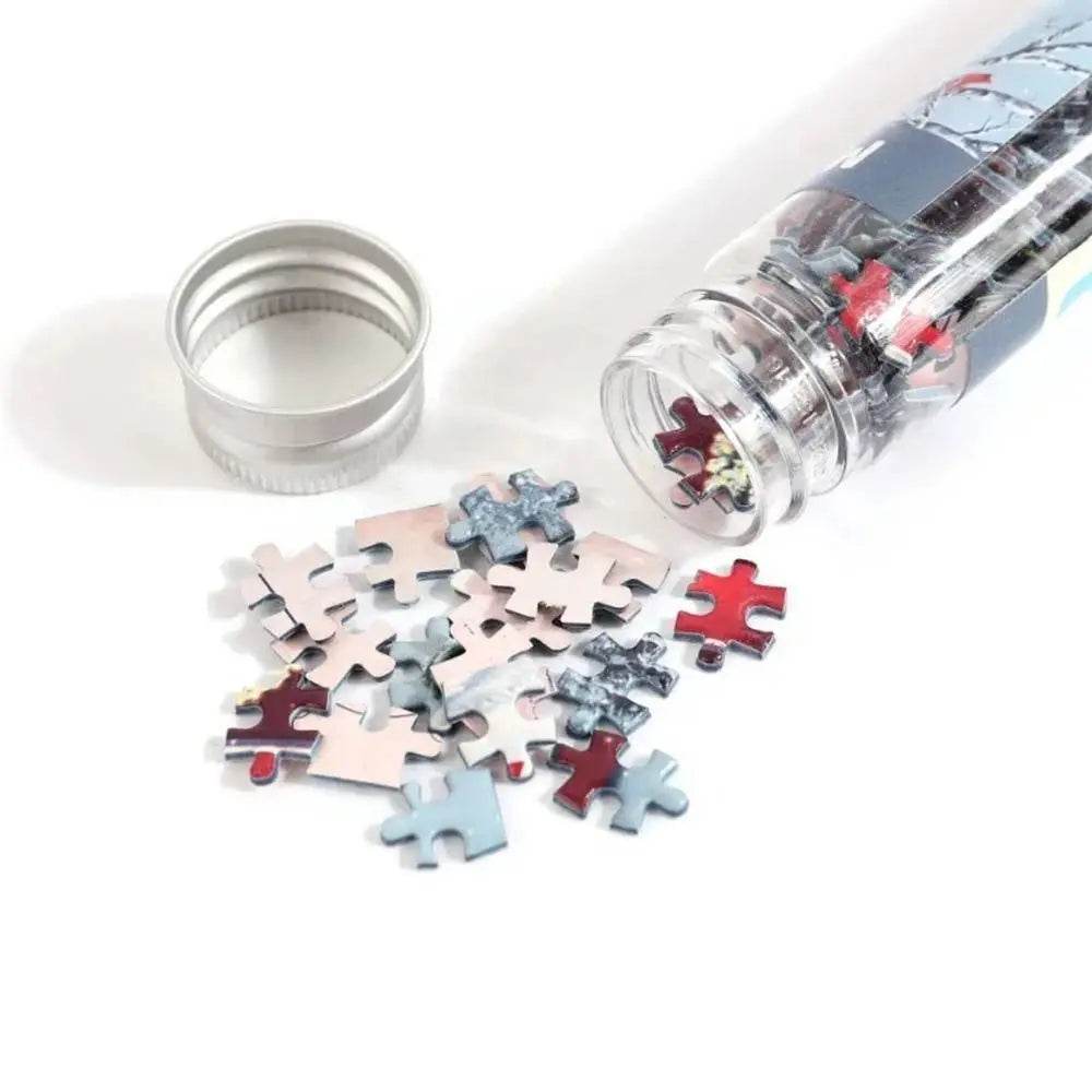 150PCS/Set Creative Oil Painting Jigsaw Puzzles Gifts Mini Puzzle Game Test Tube Decompression Game Adult Children