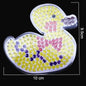 5mm Hama Beads Template with Color Paper Plastic Stencil Jigsaw Perler Puzzles Pixel Beads Diy Transparent Shape Puzzle Pegboard