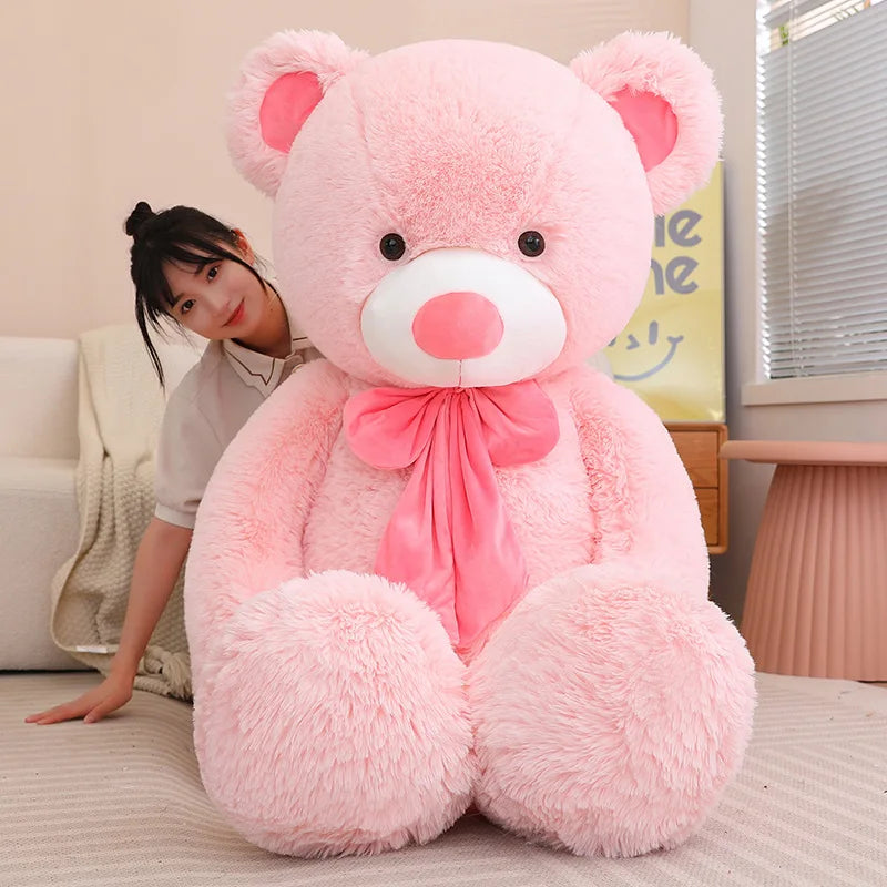 Giant Size American Teddy Bear Plush Toy Big Stuffed Animals Dolls Birthday Valentines Day Gift Soft Pillow for Grilfriend Girl