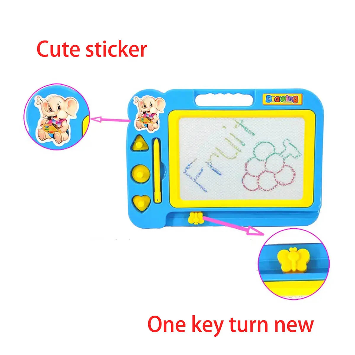 Children's colorful magnetic drawing board writing board painting for kids boys girls gifts Graffiti puzzle toys