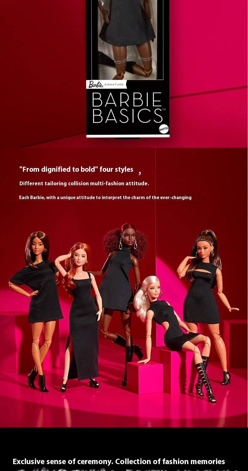 Authentic Barbie Doll with Yoga Poses Changeable Styles Multiple Joints Moving Collectible Toy for Kids And Adults