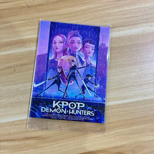 Anime peripheral KPop Devil Hunter puzzle game KPop Devil Hunter Rumi Mila Zoe puzzle model toy