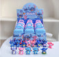 Disney 12pcs New Stitch  Blind Box Luggage Case Toy Blind Box Doll Educational Cartoon Cute Keychain Gifts