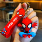 Classic SpiderMan Keychain Pendant Disney Marvel Amazing Inverted Silk Stereo Doll Car Hanging Decor Keychain Birthday Gift Toys