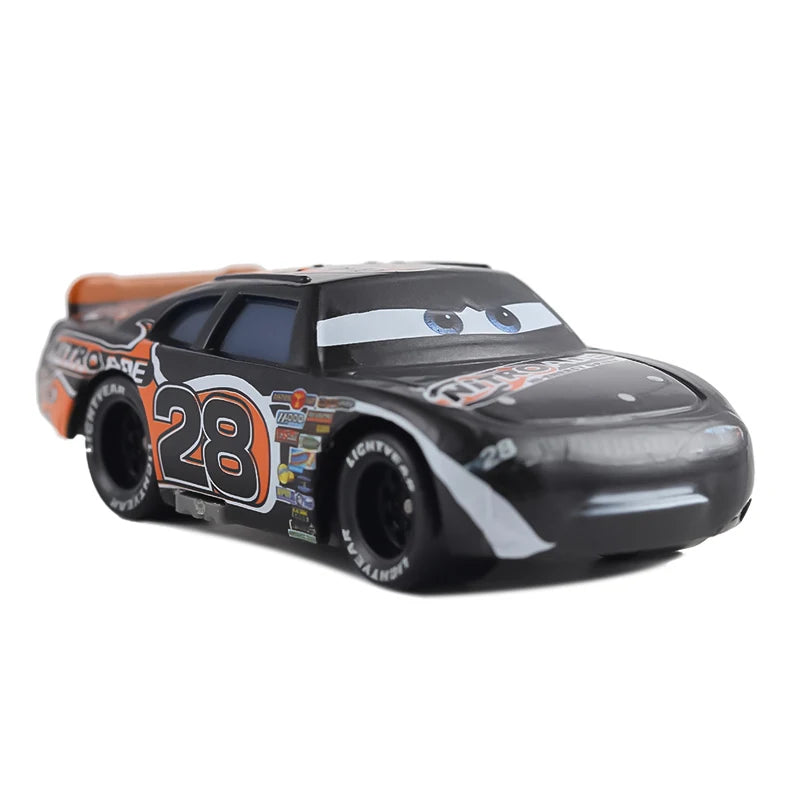 Disney Pixar Cars 3 Lightning McQueen No19 Poppy Racing Family Family Jackson Storm Ramirez Die Cast Metal Alloy Kids Gifts