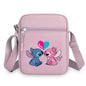 2026 Disney Latest Hot Selling Stitch Printed Boys and Girls Colorful Small Square Bag Casual Fashion Cute Women's Shoulder Bag