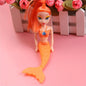 For  16cm Birthday Present Educational Classic Girls  Princess Fairy Doll Swimming Pool Toys Mermaid Doll