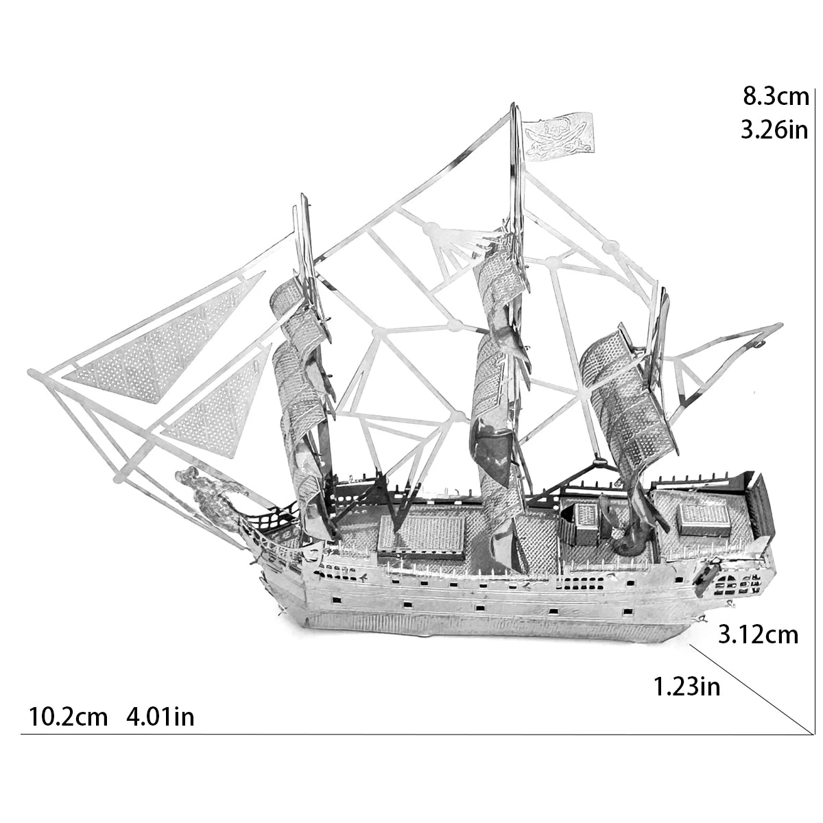 corsair 3D Metal Puzzle model kits DIY Laser Cut Puzzles Jigsaw Toy For Children