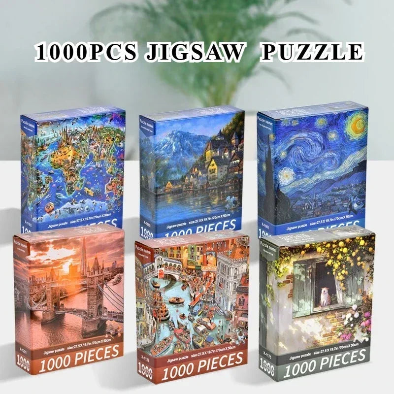 1000 Piece Puzzle for Adults Challenging Decompression Creative Home Decoration Gift All Special Occasions