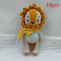 Amigurumi Elephant Lion Doll Baby Stuffed Animal Doll kawaii Handmade Knitted Plush Lion Toy Newborn Accompany Doll Room Decor