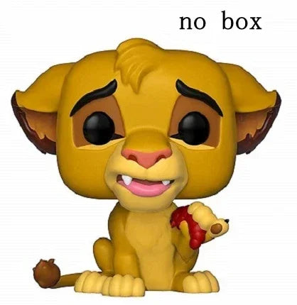Funko Pop New Disney Lion Mufasa #495 Simba #496 Luau Pumbaa #498 Bambi #94 Thumper #95 Flower #96 Figure Model Toys for Gift