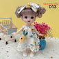 17cm Mini Doll 13 Movable Joint Doll With 3D Big Eyes DIY Toy Doll With Clothes Dress Up 1/12 Fashion Doll Children Girls Gift