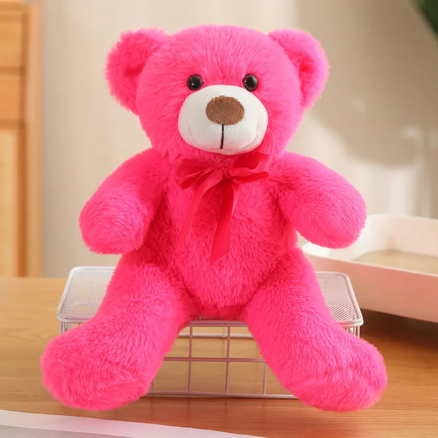 Ribbon Teddy Bear Plush Toy Graduation Gift Gift Doll Hugable Bear Wedding Doll