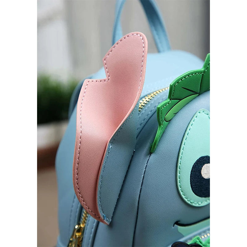 Disney Stitch Luau Mini Backpack Cosplay Womens Double Strap Shoulder Bag Purse Lilo & Stitch