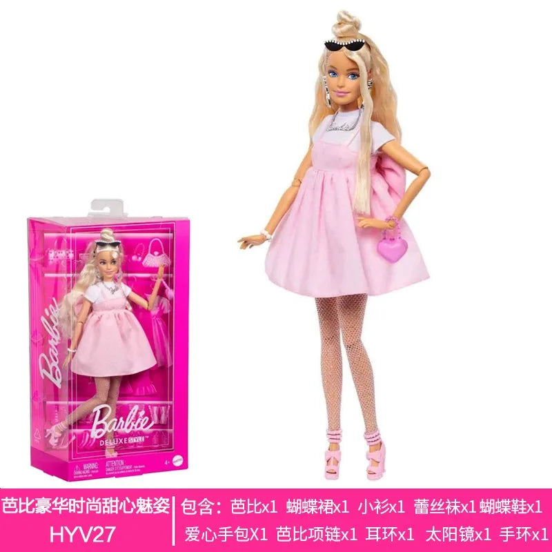 Hot Barbie Fashion Master Doll Collection Social Interaction Girl Princess Union Sweetheart Butterfly Dress up Birthday Gift toy