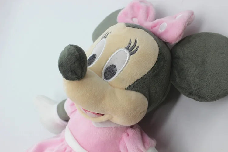 35cm Disney Classic Retro Mickey Mouse And Minnie Mouse Plush Toys Stuffed Soft Doll For Children Birthday Gift