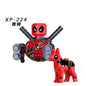 Blind Box Mini Building Blocks TV6205 Figures Big Goblin Spiderman Iron Man Venom Captain Hawk Deadpool Armor Christmas Gift Toy