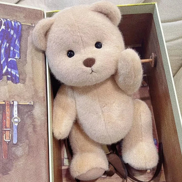 New 30cm Kawaii Jointed Bear Plush Toy Doll Stuffed Animal Teddy Bear With Movable Limbs And Head Cute Birthday Gift For Girls