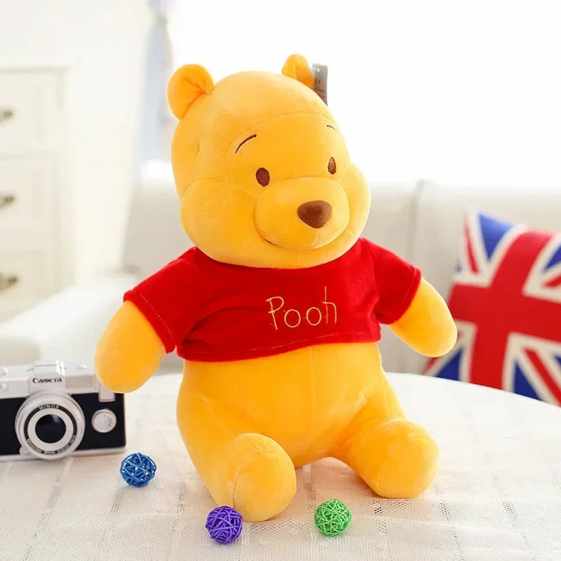 25-45cm Disney Winnie The Pooh Plush Toys Soft Stuffed Kawaii Anime Elf Doll Cartoon Pooh Bear Plush Doll Birthday Gift for Boys