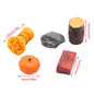 1Pc or 3 Bundles/Set Dollhouse Miniature Bonfire Firewood Model Living Scene Decor Kids Pretend Play Toy Doll House Accessories