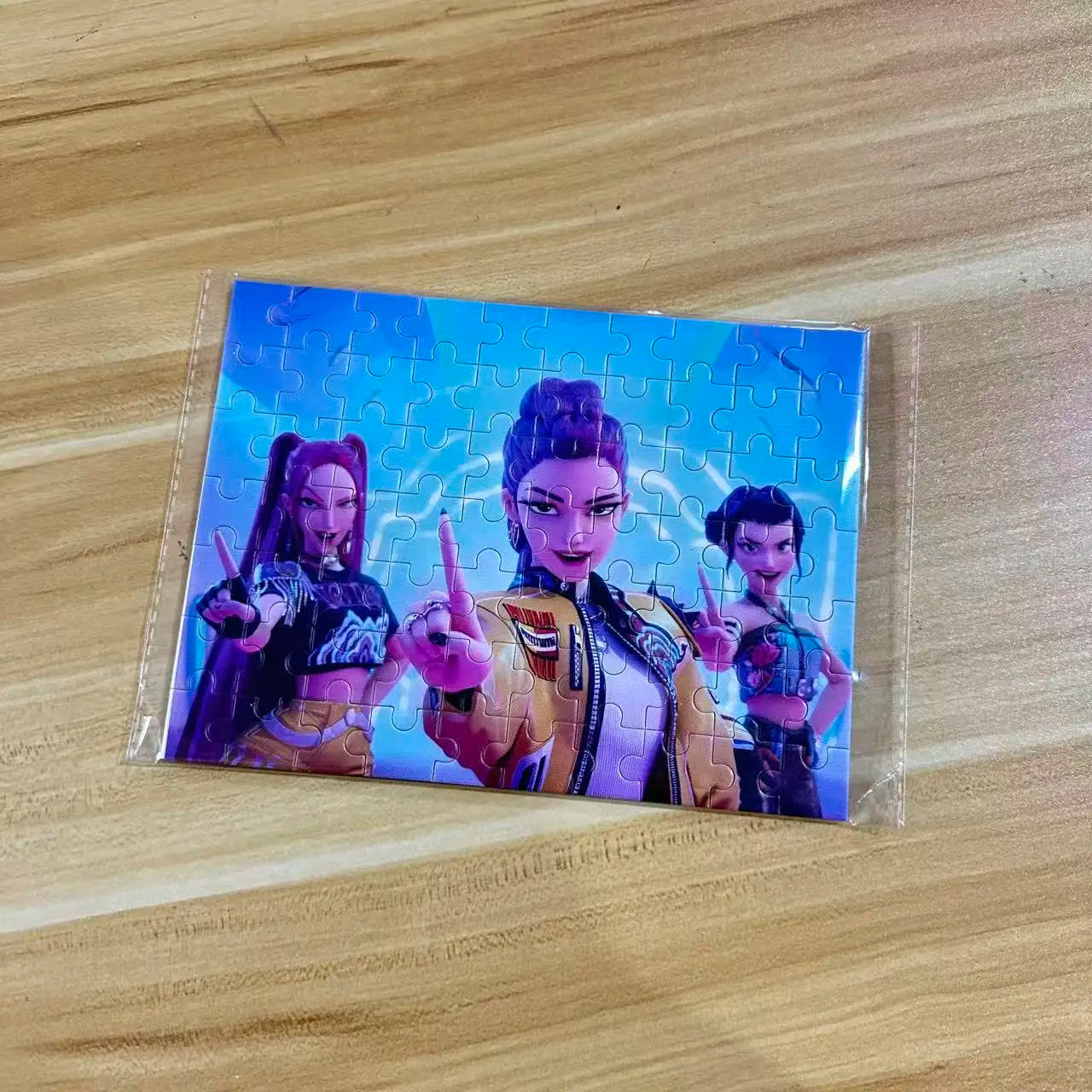 Anime peripheral KPop Devil Hunter puzzle game KPop Devil Hunter Rumi Mila Zoe puzzle model toy