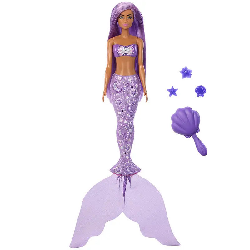 Genuine In Stock Barbie Surprise Color Change Doll Mermaid Series Desktop Decoration Girl Toys Birthday Gift Random Style