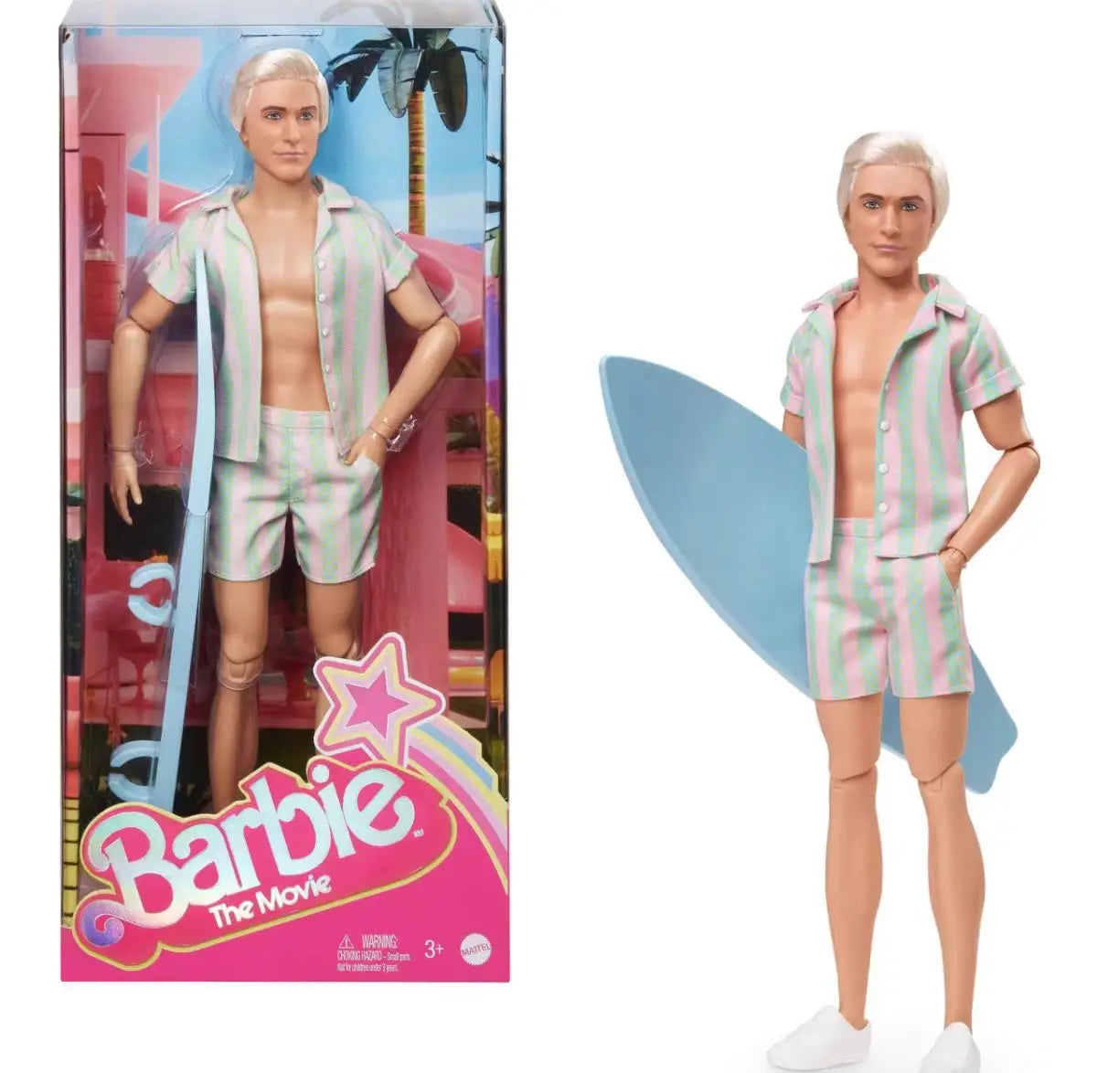 Barbie Cowboy Ken Doll - Rare Vintage Collection Beach Holiday Play Home Toy for Kids
