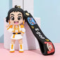 2026 Anime Movie Kpop Demon Hunters Girls Derpy Keychains 3D Stereo Doll Cute Tiger Action Model Toy Collection Gifts
