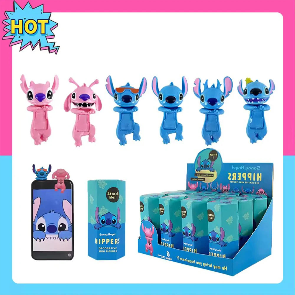 Disney Stitch Garfield Blind Box - Anime Figures Mysterious Surprise Pokemon Party Angel Action Models Birthday Gift