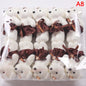 12/10Pcs/Lot Soft Stuffed Bear Plush Toys Mini Teddy Bear Dolls Toy Small Gifts Bag Pendant Teddy Doll