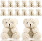 10-100Pcs Plush Mini Teddy Bear 4Inch Stuffed Animals Tiny Bears Mini Bear Soft Bear Doll for Party Favor DIY