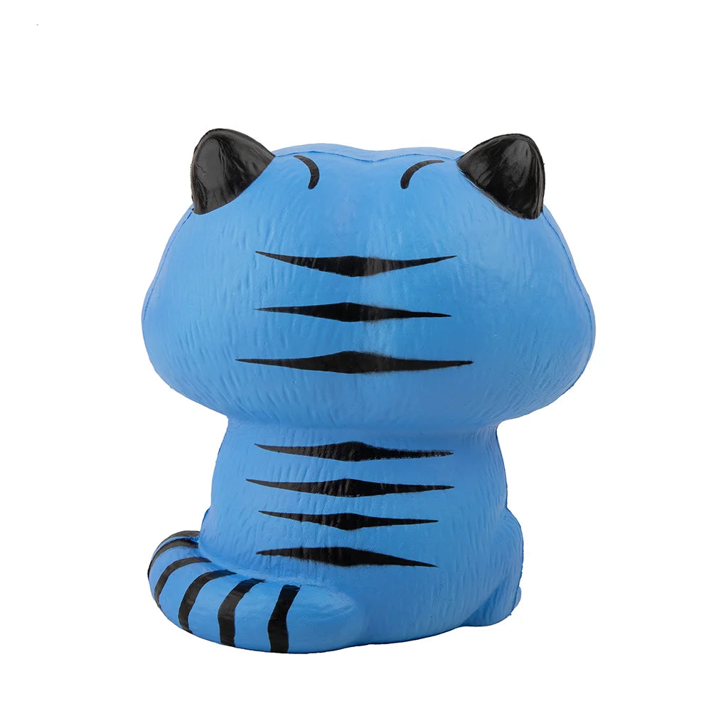 Kpop Demon Hunters Officially Licensed Squishy Toy Blue Cat Soft Collectible Stress Relief Gift For Home Decor And Fans 1Pc