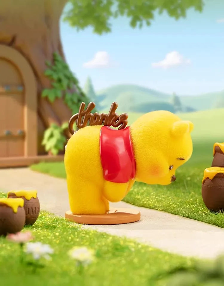 TOP TOY Disney Pooh Bear Expression Pack Series Blind Box Cute Desktop Decoration Ornament Children's Toy Model Birthday Gift