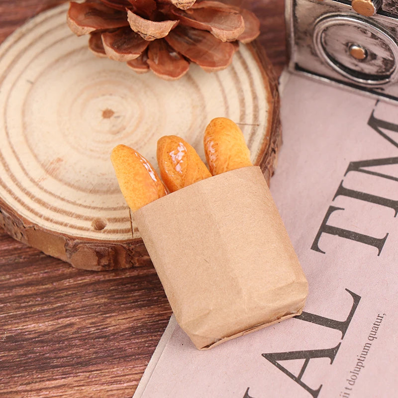 (SMTGDP11)1:12 Dollhouse Miniature Bread Dolls Kitchen Food Accessories Simulation Toys