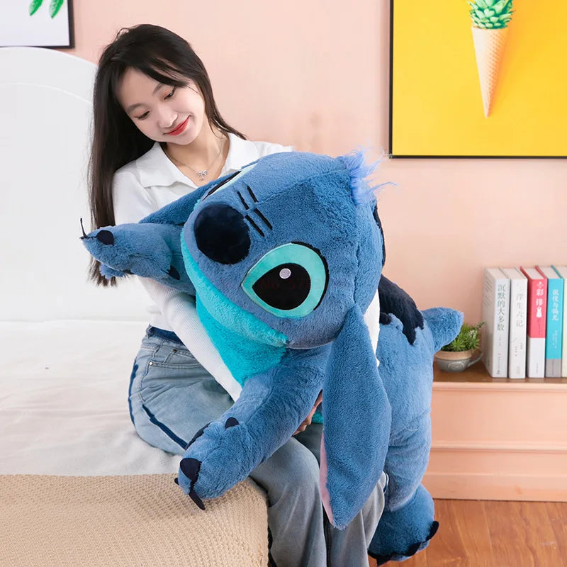 40-60cm Kawaii Lilo & Stitch Big Size Stuffed Animals Big Plush Toy Pillow Anime Stitch Doll Cute For Girls Birthday Gifts