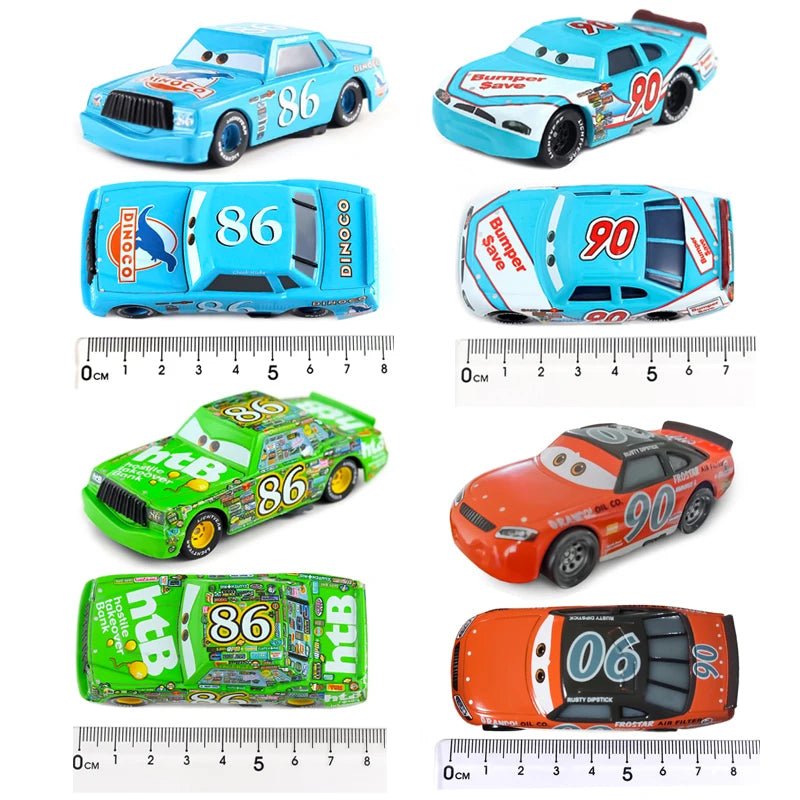 Disney Pixar Car Lightning McQueen mini Dr. Damage Arvy Mater Sarge Sherlff Luigi Alloy Diecast Car Toy Children's Birthday Gift