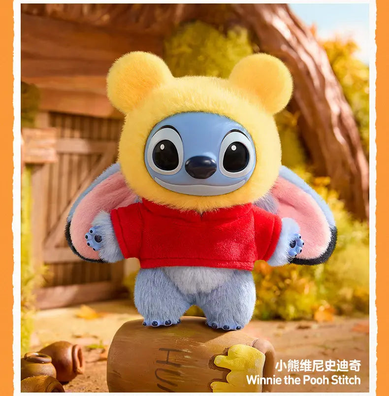 POP MART Disney Stitch Adventure Series Vinyl Plush Trendy Blind Random Box Toys Mystery Box Guess Bag Action Figure Gift