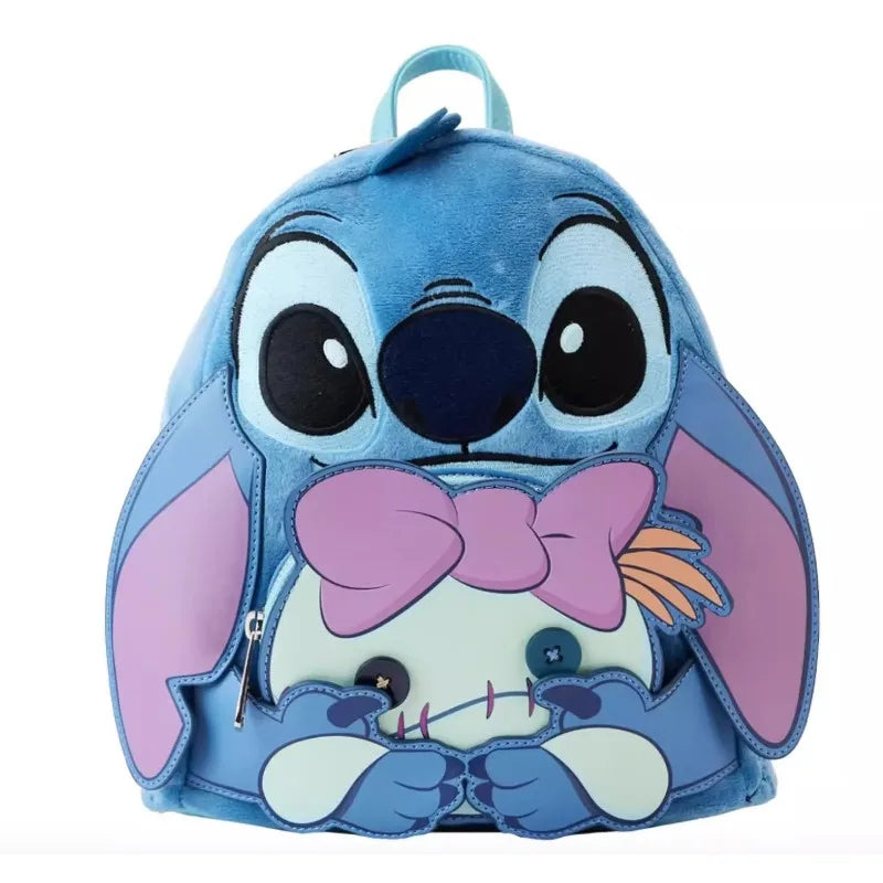 Disney Stitch Luau Mini Backpack Cosplay Womens Double Strap Shoulder Bag Purse Lilo & Stitch