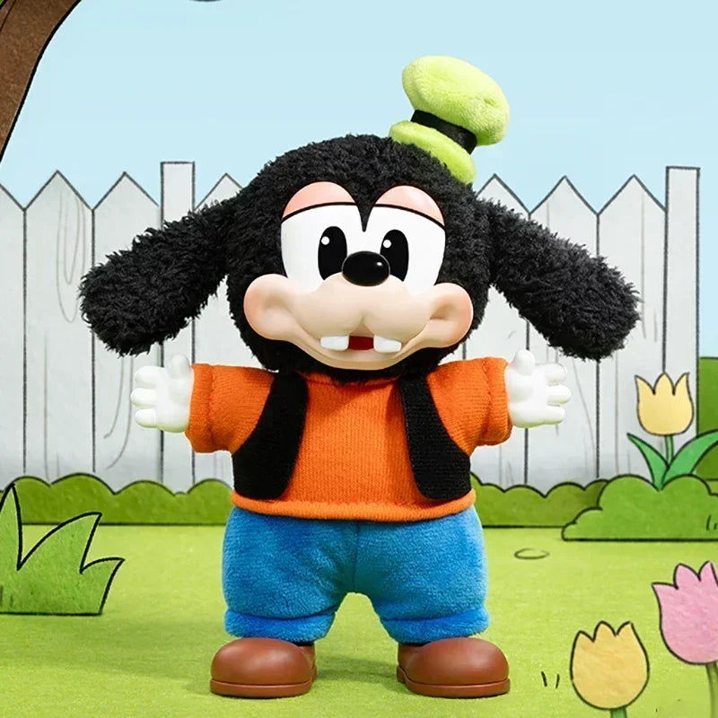 POP MART Mickey Family Cute Together Keychain Series Blind Box Mystery Box Original Toy Doll Cute Anime Figure Desktop Ornament