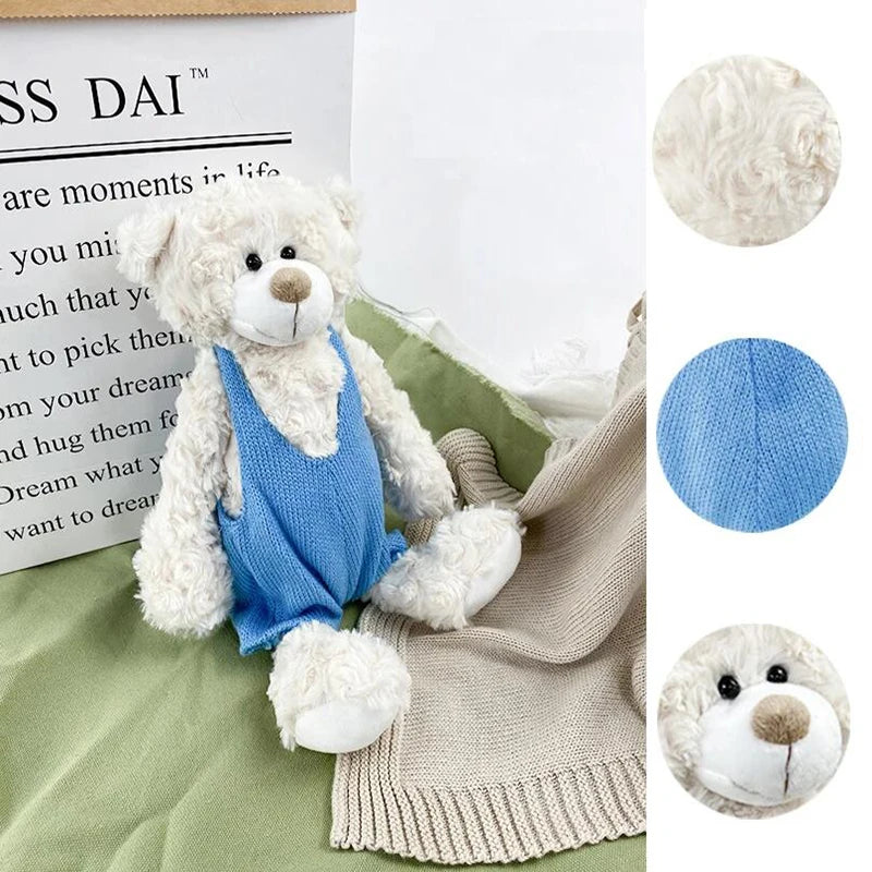 New Arrive 30.5CM Lovely Teddy Bear Plush Toys Stuffed Soft Animal With Clothes Kawaii Dolls For Children Christmas Toys Gifts